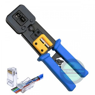 Kìm bấm hạt mạng xuyên thấu tools, combo 100 hạt mạng xuyên thấu