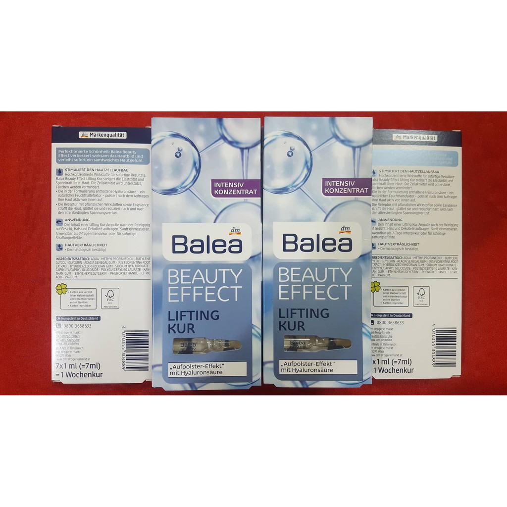 Huyết thanh tươi Balea Beauty Effect Lifting Kur