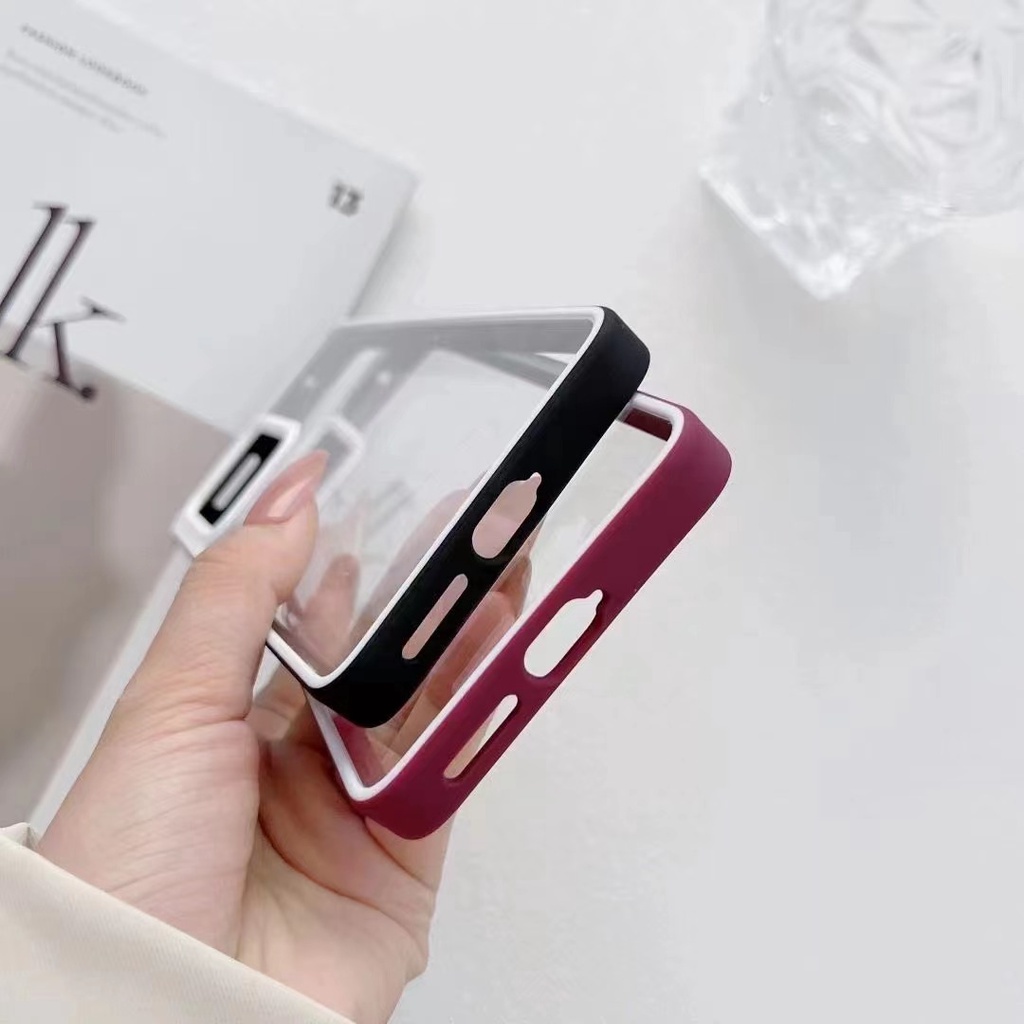 Ốp Điện Thoại Dày Chống Sốc Chống Rơi Hai Màu Cho Xiaomi Redmi 10 Note 11 Mi 11T Pro Redmi10
