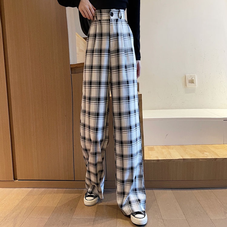 Quần Dài Ống Rộng Phong Cách Hàn Quốc Dành Cho Nữ