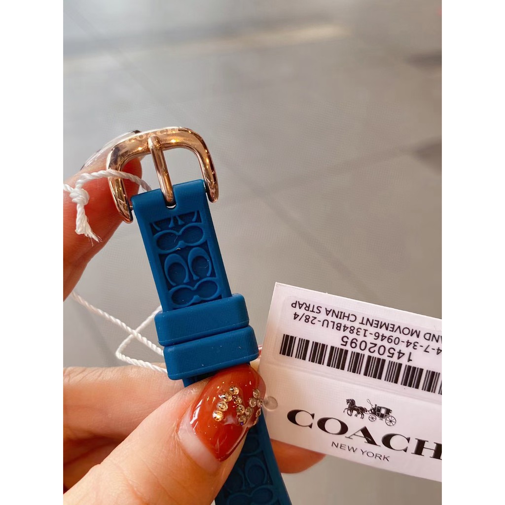 Đồng Hồ Nữ Coach Boyfriend , Dây Silicon , Size 34mm 14502092