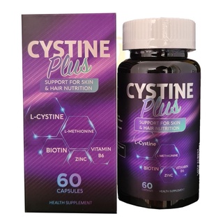 Cystine Plus Hỗ Trợ giảm Gãy Rụng Tóc Giúp Tóc Chắc Khỏe Chính Hãng Lọ 60 Viên