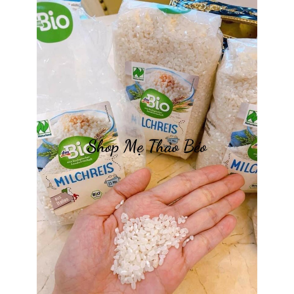 Gạo sữa hưu cơ Bio Milchreis cho bé ăn dặm 500g ( Date 09/2022)