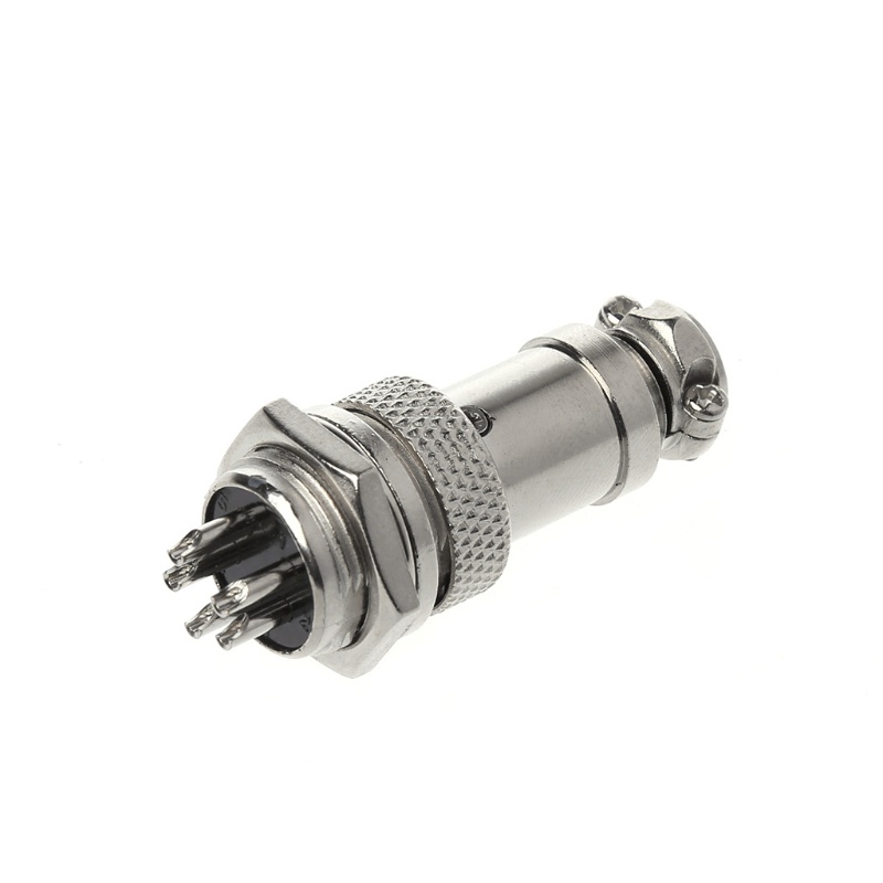 Đầu Nối Dây Điện Bằng Kim Loại 16mm 2 / 3 / 4 / 5 / 6 / 8 / 9 Pin Gx16