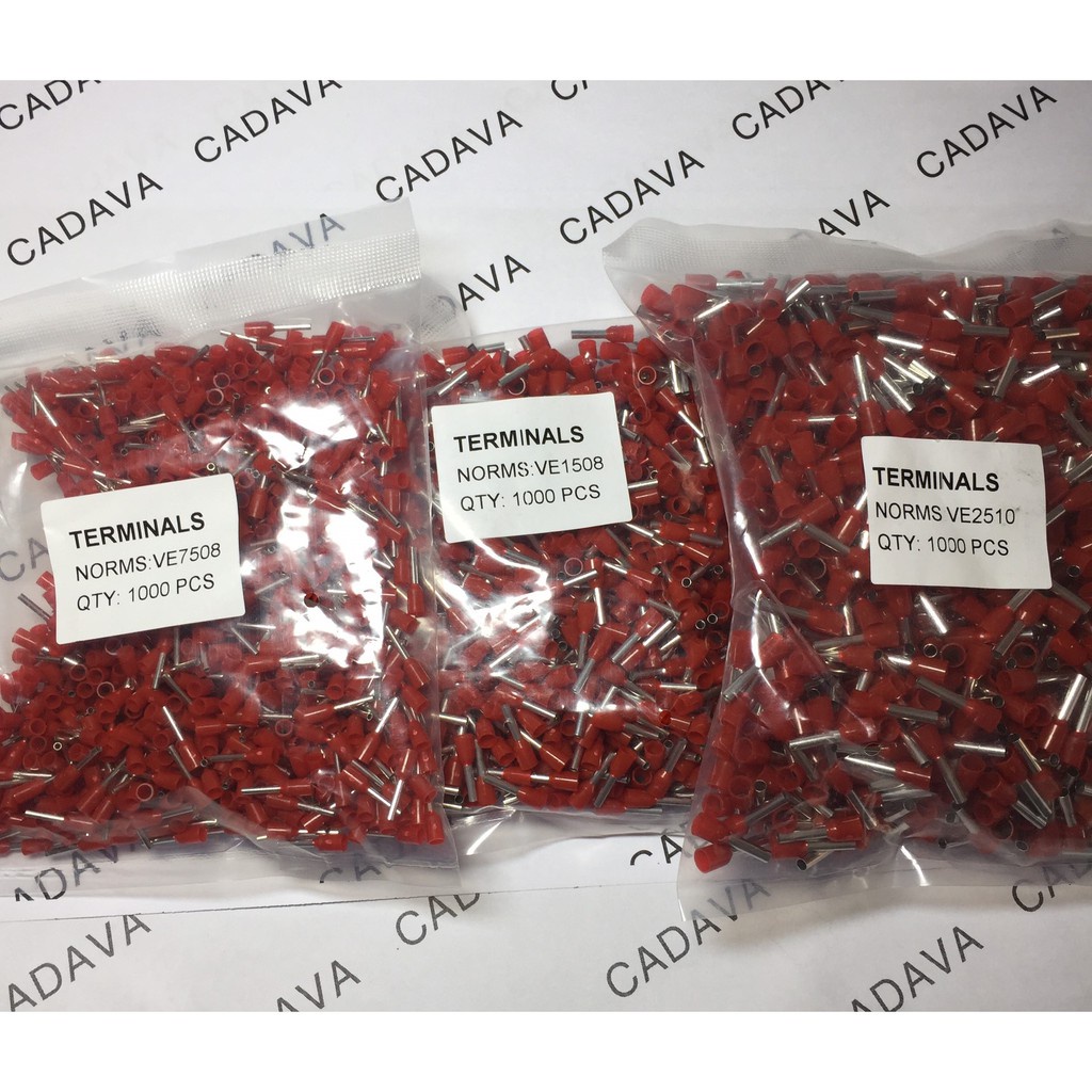 Đầu cos pin rỗng bấm đầu dây điện 0.5~16mm2