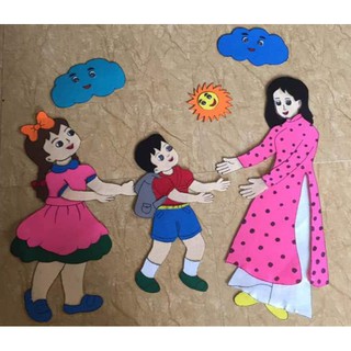 tranh nỉ trang trí góc