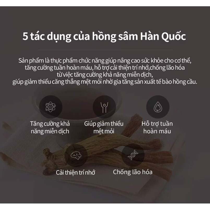 Viên Hồng Sâm Hàn Quốc KGC Vital Pill  (Hộp 10 viên)