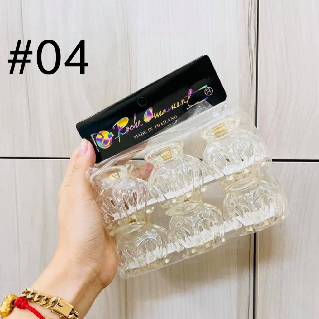 Kẹp Càng Cua Thái Lan - Set Kẹp Tóc Loại Lớn