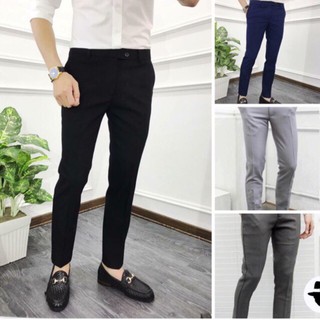 Quần tây âu nam ống côn Hàn Quốc A02