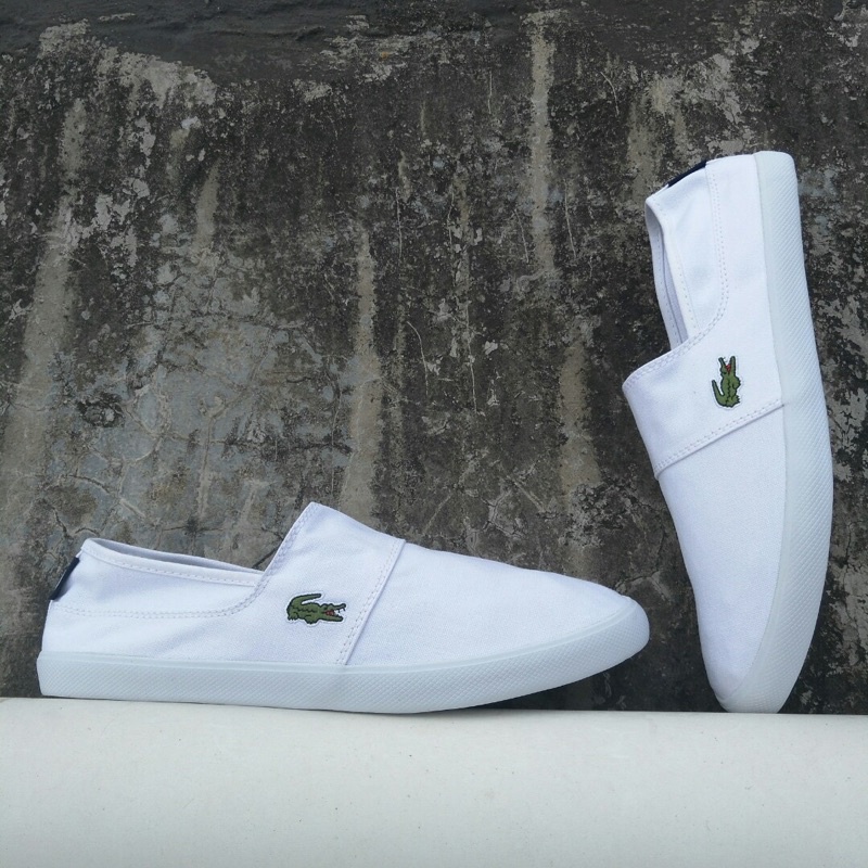 Giày lười vải cho nam và nữ thương hiệu Lascoste cao cấp