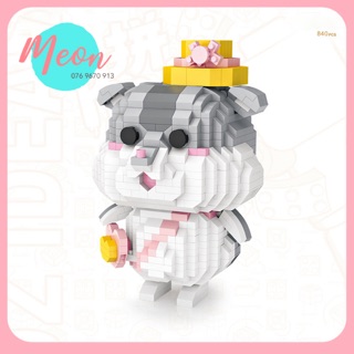 Xếp hình lego chuột lang - Miniblock cute hamsters size L