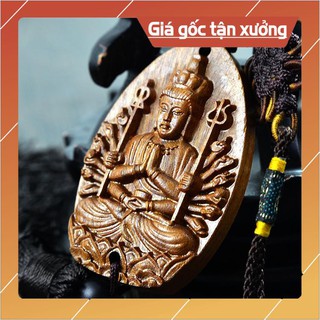 Móc treo xe khắc Phật Quan Âm