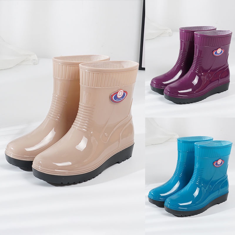 Ủng đi mưa chống trượt chống thấm nước bằng Cotton và lông cừu dành cho nữ | BigBuy360 - bigbuy360.vn