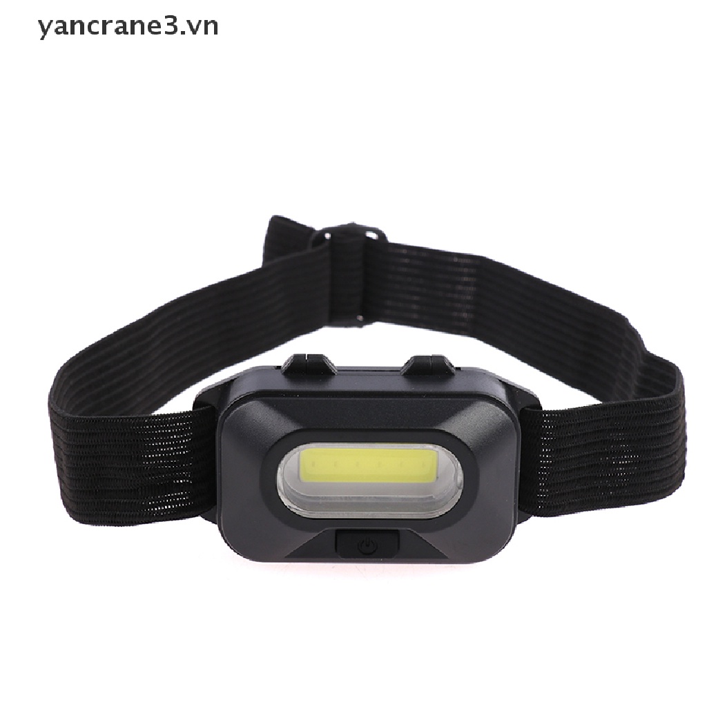 Đèn Pin LED COB Mini Đeo Đầu 3 Chế Độ Chống Nước