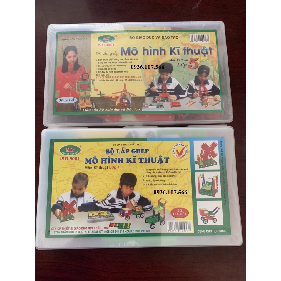 Sỉ 10 Bộ lắp ghép mô hình kỹ thuật Lớp 4 hoặc Lớp 5 - MIC