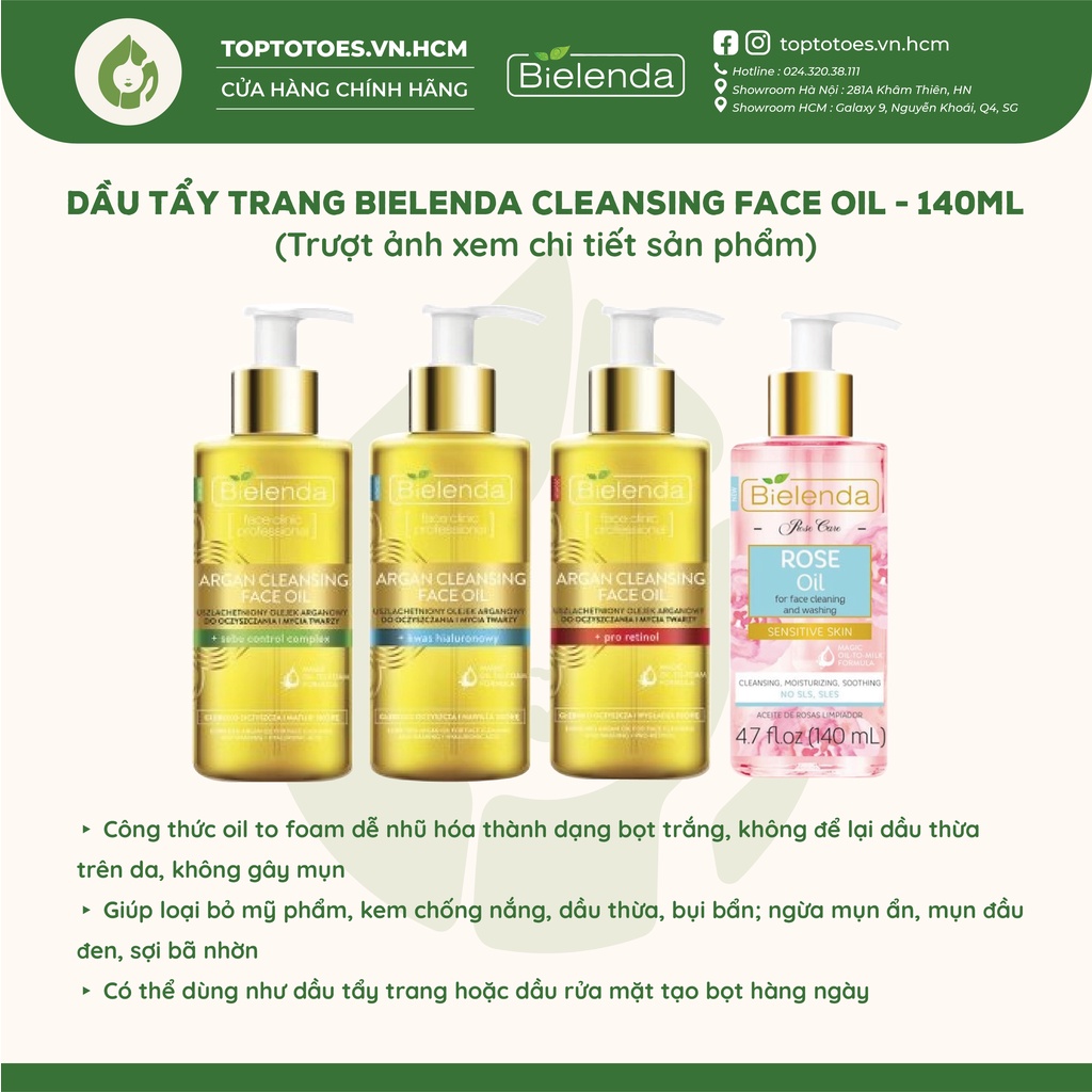 Dầu tẩy trang Bielenda Cleansing Face Oil