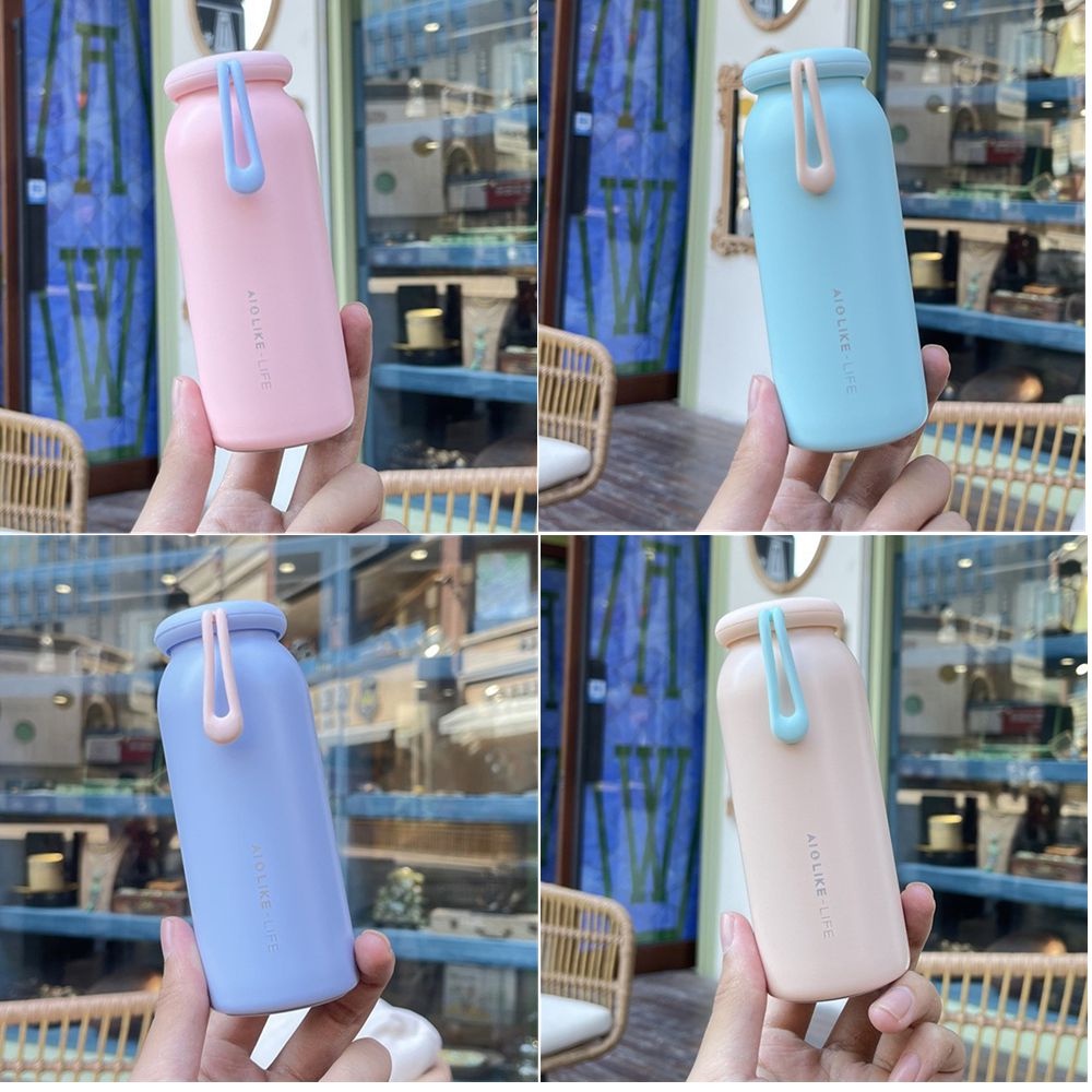 Cốc Uống Nước Mini 180ml Chống Tràn Tiện Lợi
