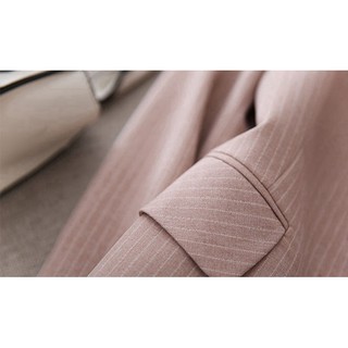 Vest Blazer Hồng Sọc Cao Cấp