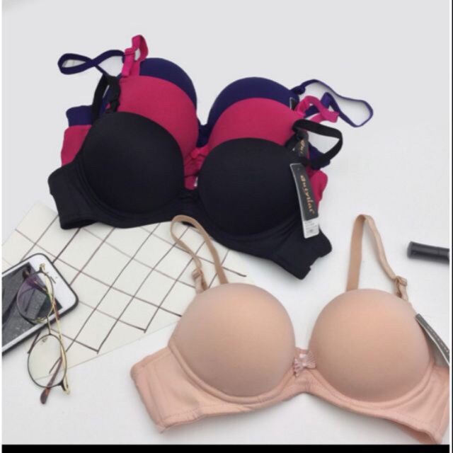 (8863)áo lót trơn siêu nâng ngực(dày 4,5cm)