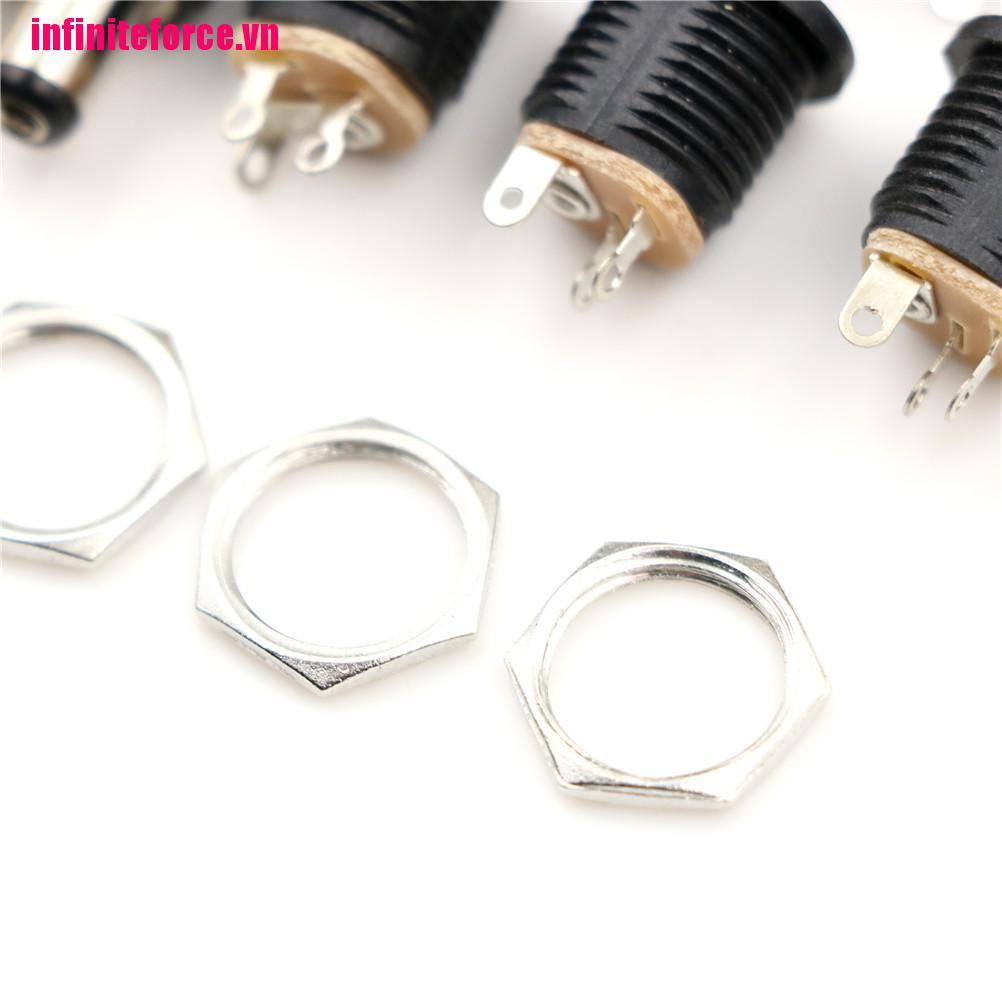 Set 10 đầu nối đầu cắm điện Dc 5.5mm X chuyên dụng