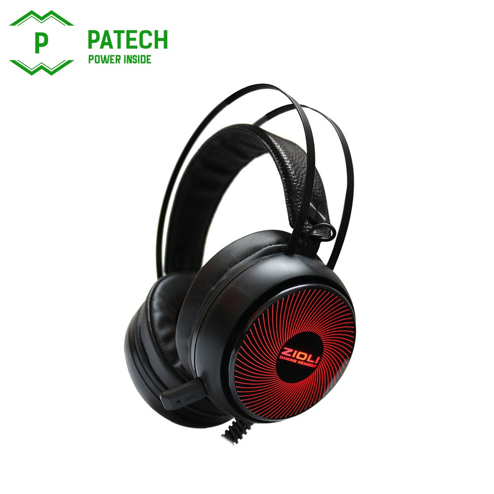 Tai nghe Gaming ZIDLI ZH12S (7.1, USB, LED) - A/ Mic ngắn - Hàng Chính Hãng