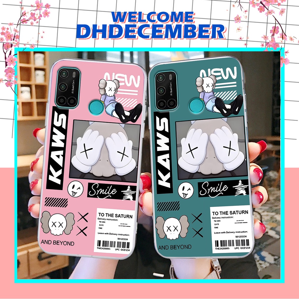 Ốp lưng Vsmart JOY 4 in hình gấu K@ws, gấu nâu, dor@emon RẺ- ĐẸP- BỀN