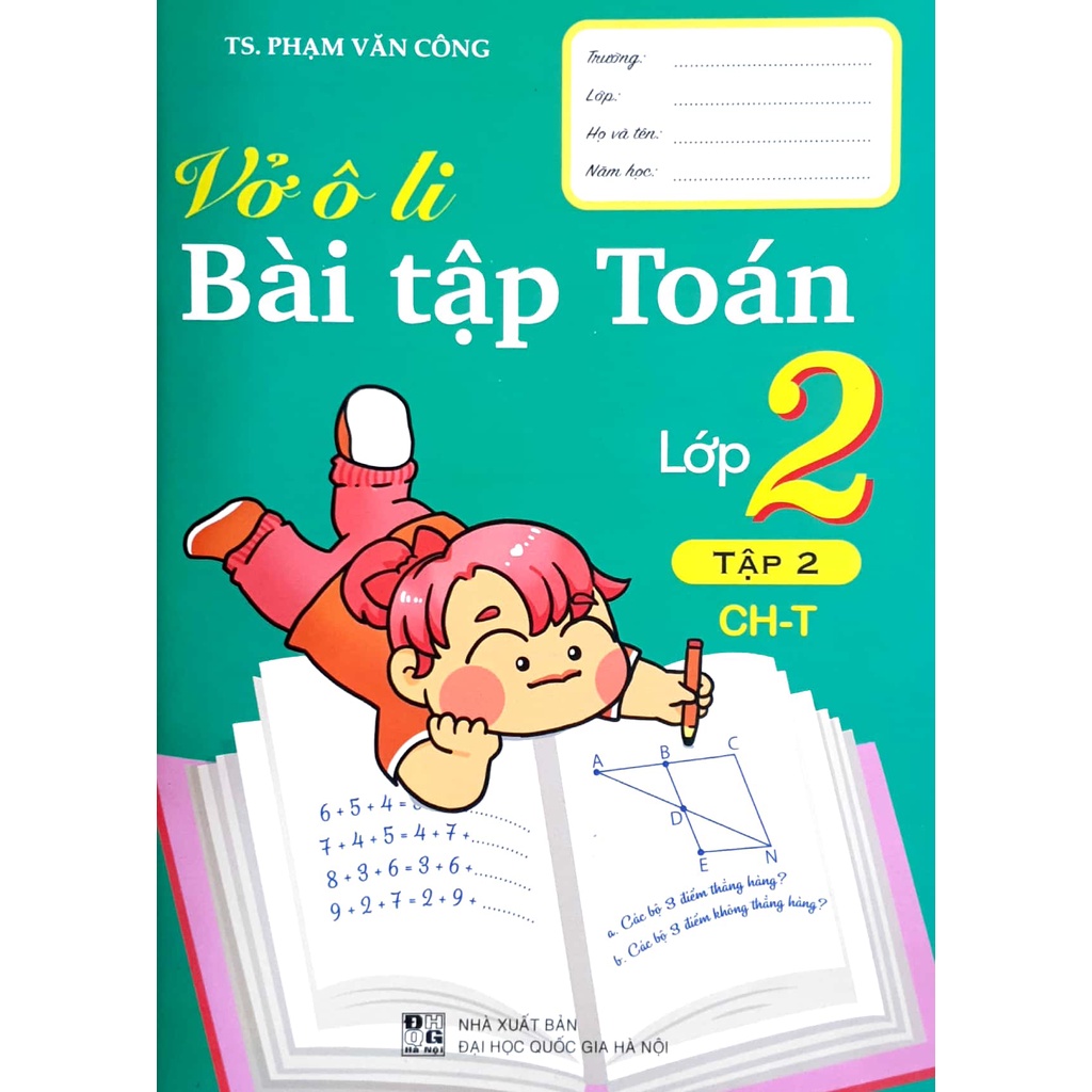 Sách Vở ô li Bài tập Toán lớp 2 tập 2 (Chân Trời Sáng Tạo)