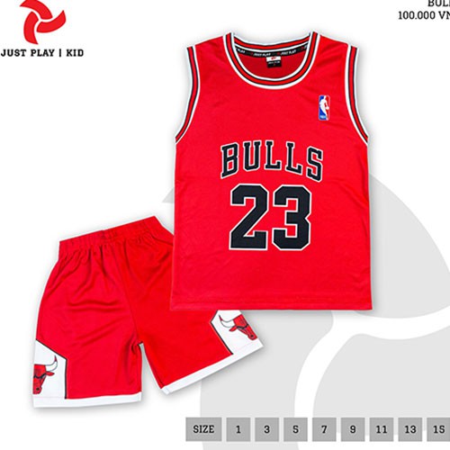 [Rẻ nhất Shopee] Bộ quần áo bóng rổ trẻ em cao cấp vải Mè cực xịn