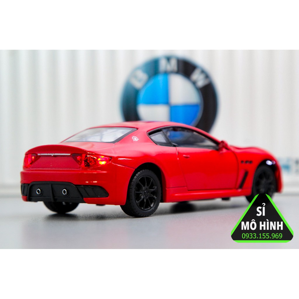 [ Sỉ Mô Hình ] Xe mô hình siêu xe Maserati GranTurismo Sport 1:32 Đỏ