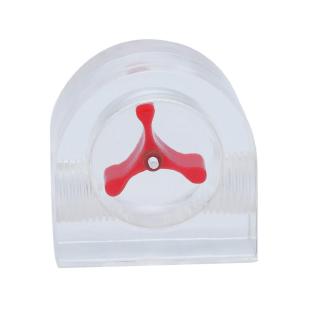 [rememberme]1pc Acrylic Semicircle 2 Way Flow Meter Indicator Port for PC Water Cooling Flow Meter