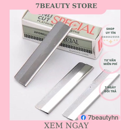 Hộp 10 Dao Cạo Lông Mày DC7