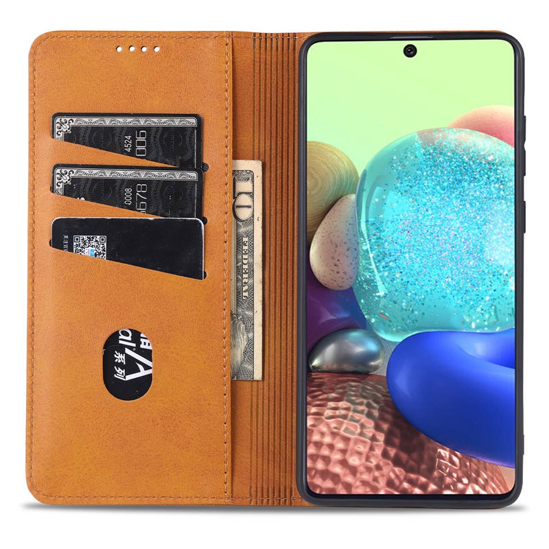 Bao Da pu Điện Thoại Nắp Lật Nam Châm Kiêm Ví Có Thể Làm Giá Đỡ Cho samsung galaxy note 10 lite note10 lite