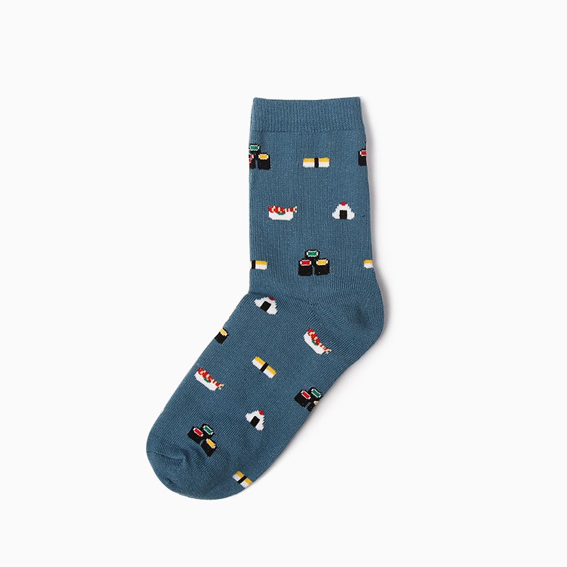 Vớ chất liệu vải cotton hình sushi đáng yêu dễ thương