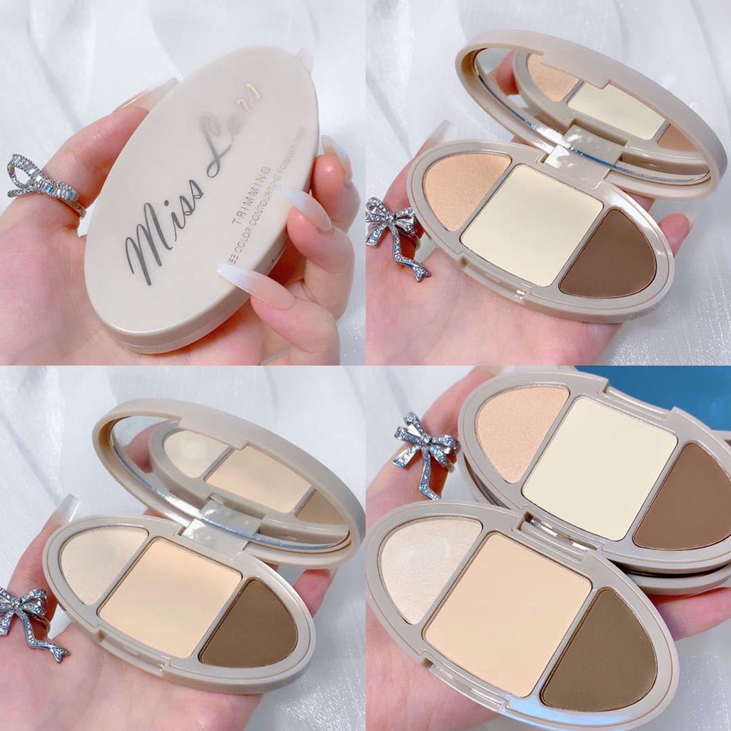 Phấn bắt sáng tạo khối ba màu sắc độ bóng cao