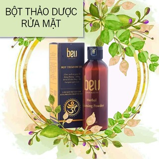 Bột thảo dược rửa mặt sạch mụn cám BeU 100gr