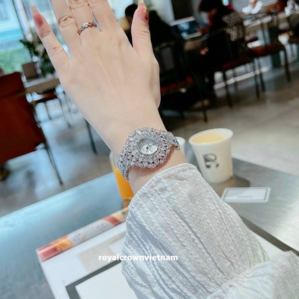 Đồng Hồ Nữ Royal Crown 6521 Chính Hãng Siêu Lấp Lánh Sang Chảnh