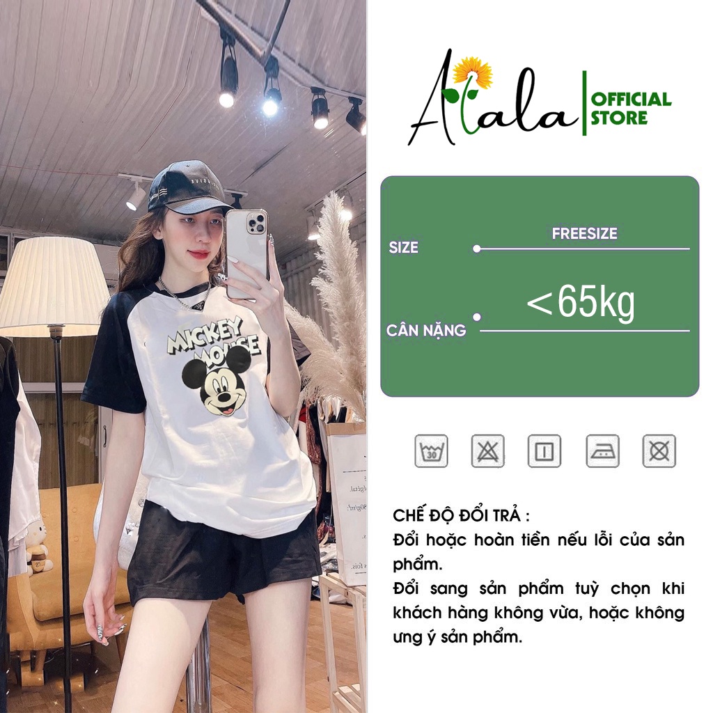 Set Bộ Thể Thao Nữ Mùa Hè Phối Màu Raglan Hot Hit Đồ bộ đùi nhiều màu cá tính Alala