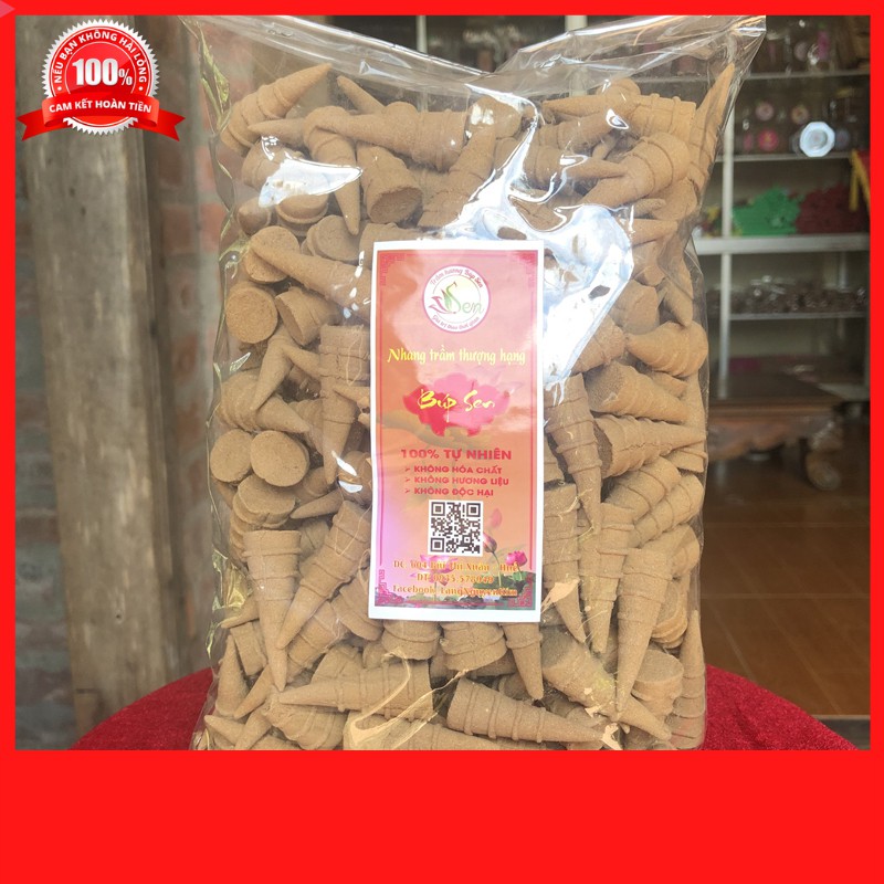 [Hương Nụ Sạch] Hương Nụ Trầm Sạch cao cấp dùng lư xông túi 0.5kg - Hương Trầm Sạch Búp Sen