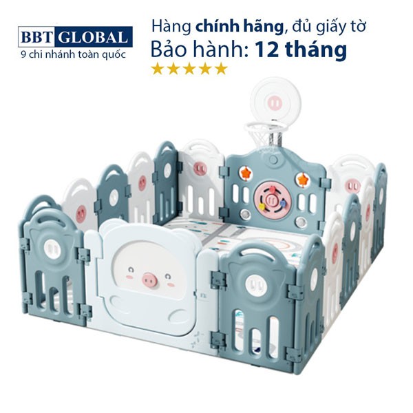 Quây cũi gấp gọn cho bé có ném bóng rổ BBT Global BR9520