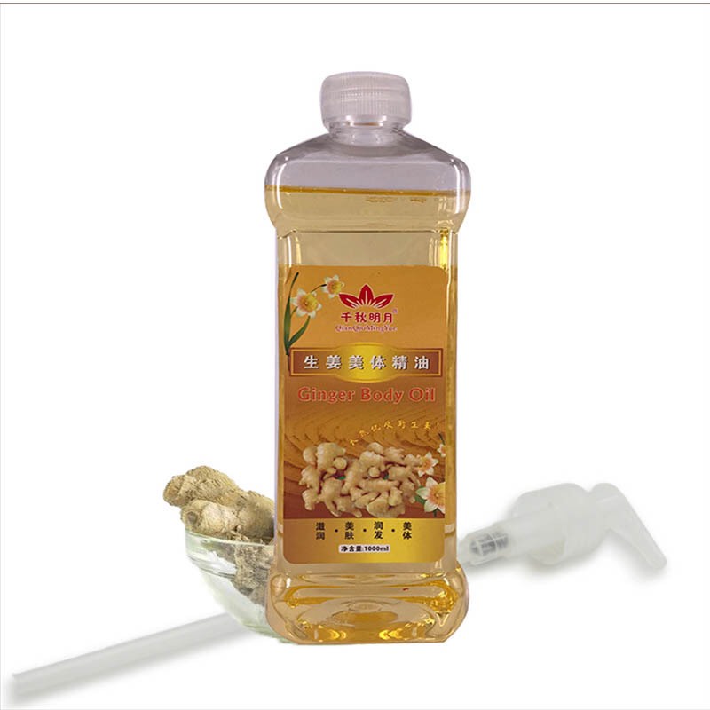 Dầu Gừng 550ml Massage Body Dầu Gừng Nóng Mát Xa Toàn Thân đả thông kinh lạc