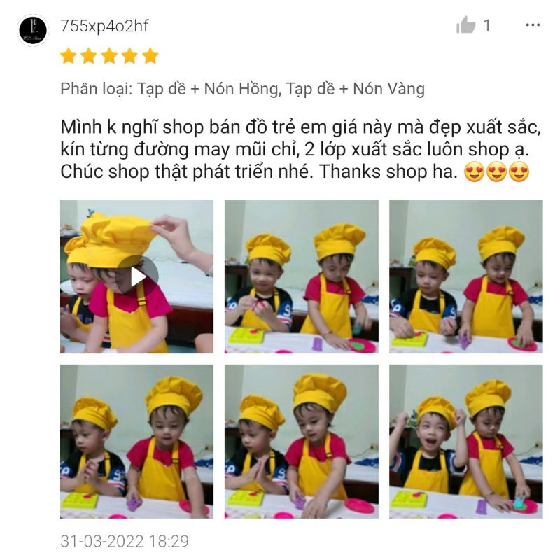 Tạp dề cho bé chống nước 2 lớp Cao Cấp Tạp dề mầm non học vẽ