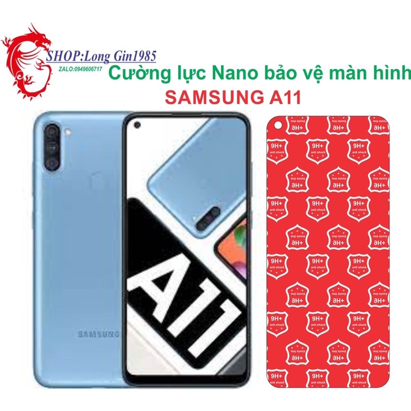 Samsung A11 Cường lực Nano chống va đập chống trầy xước