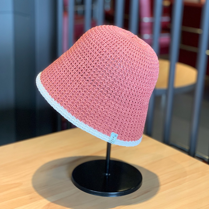 Nón Tai Bèo Đan Len Thoáng Khí Che Phủ Toàn Diện Phong Cách Hàn Quốc Thời Trang Xuân Thu Mới Cho Nữ