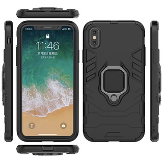 Ốp điện thoại thiết kế chống sốc có nhẫn đeo ngón tay từ tính tiện lợi dành cho XiaoMi RedMiNote6Pro/MiMax2/MiX2S/MiX2