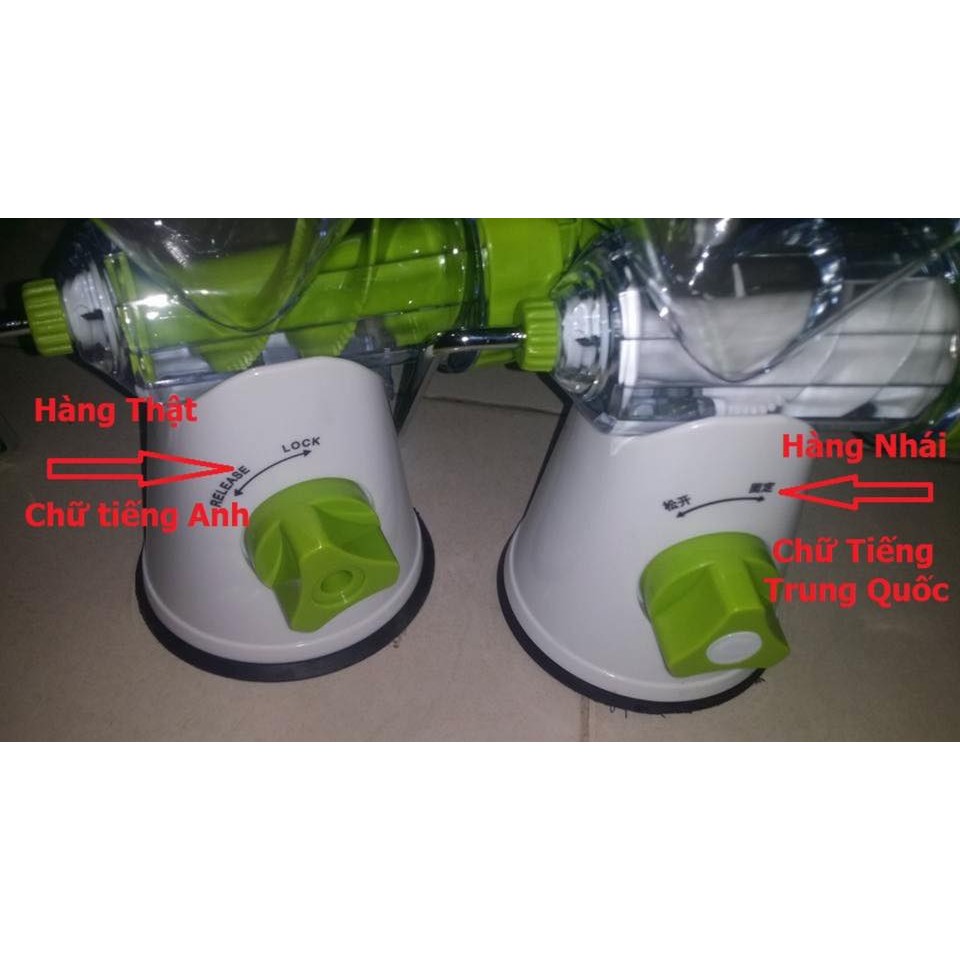 Máy xay ép nước bỏ bã quay tay nhanh + gọn
