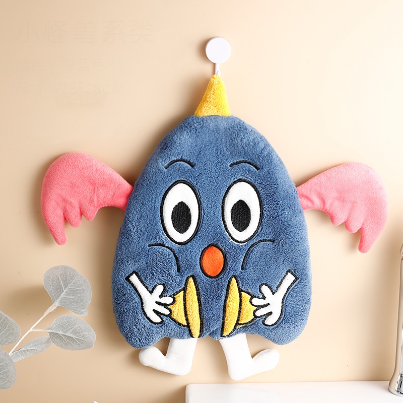 Only HOUSE Khăn Lau Tay Treo Nhà Vệ Sinh Dày Dặn Thấm Hút Tốt Hình Gấu / Vịt Dễ Thương