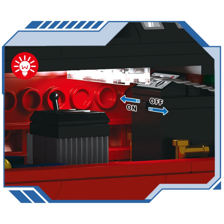 Bộ 1003 Mô Hình Tàu Ngầm MOC WW2 Ohio Class Strategic Nuclear