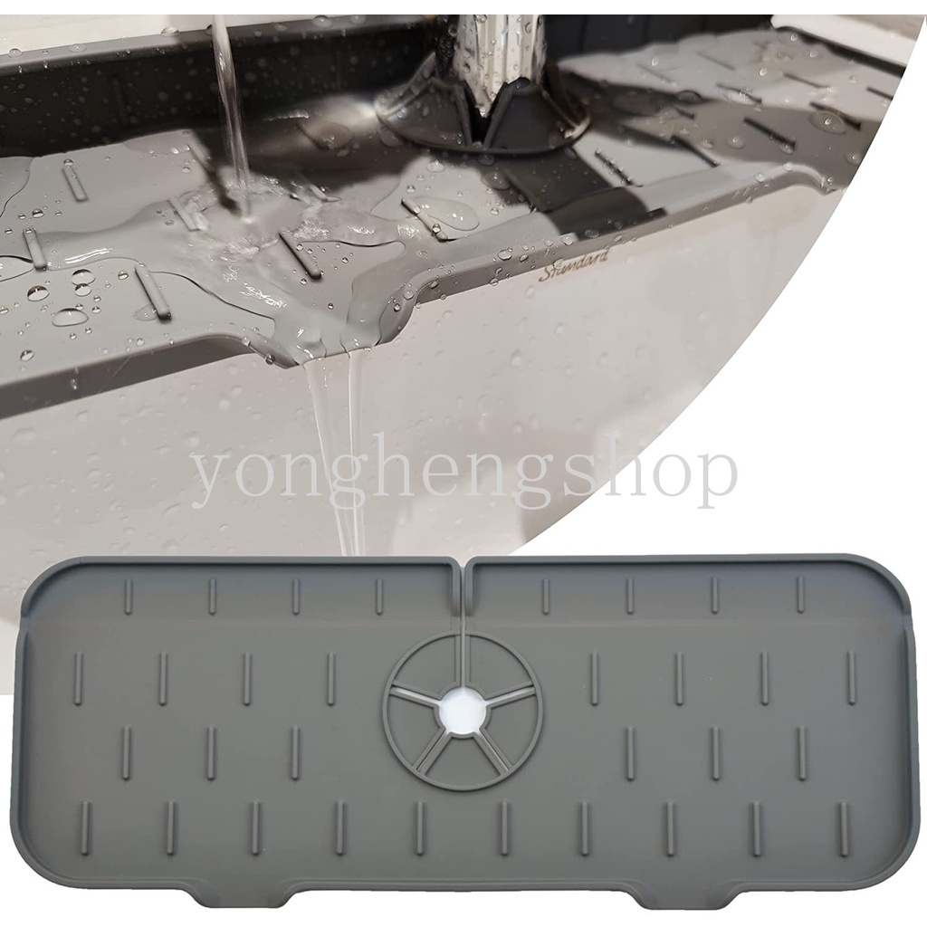 Tấm Đệm Silicone Gắn Vòi Nước Bồn Rửa Nhà Bếp Tiện Dụng