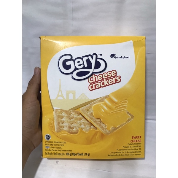 Bánh phô mai Gery Cheese crackers Hộp 180g-270g