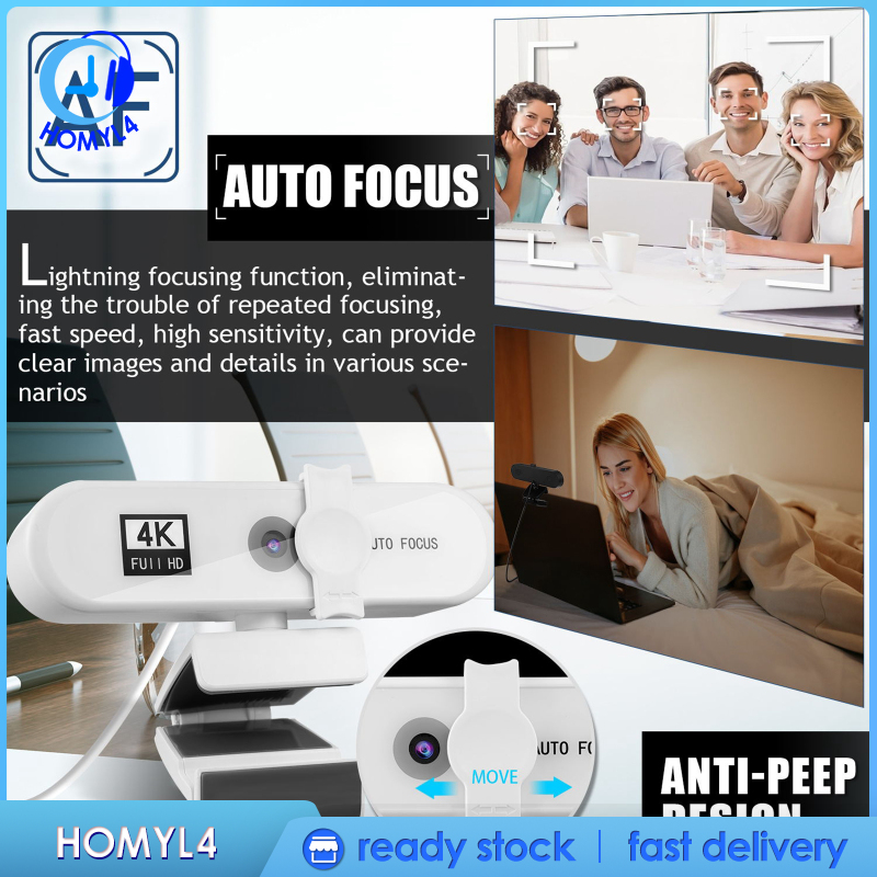 Webcam 4k 8mp Hd Kèm Mic Cho Máy Tính | BigBuy360 - bigbuy360.vn